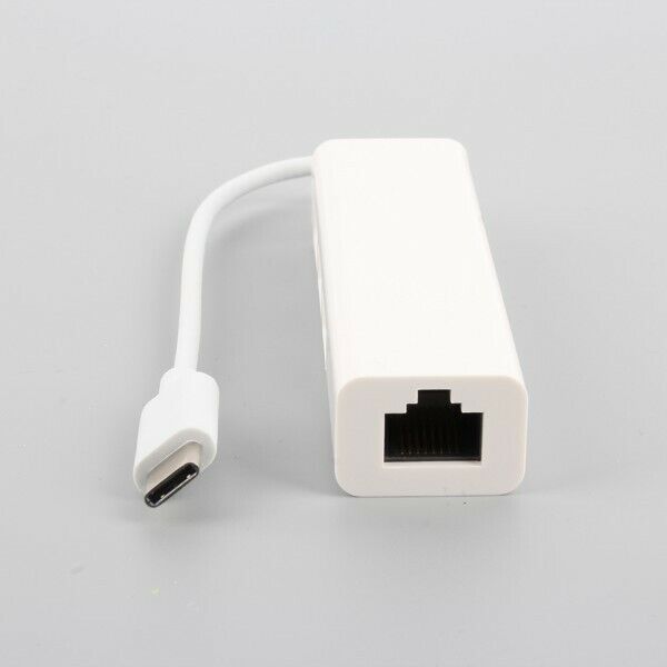 USB-C 3-Port Hub with Ethernet Adapter