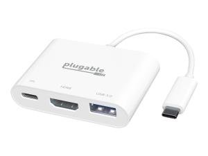 Plugable 3-in-1 USB-C to HDMI Adapter