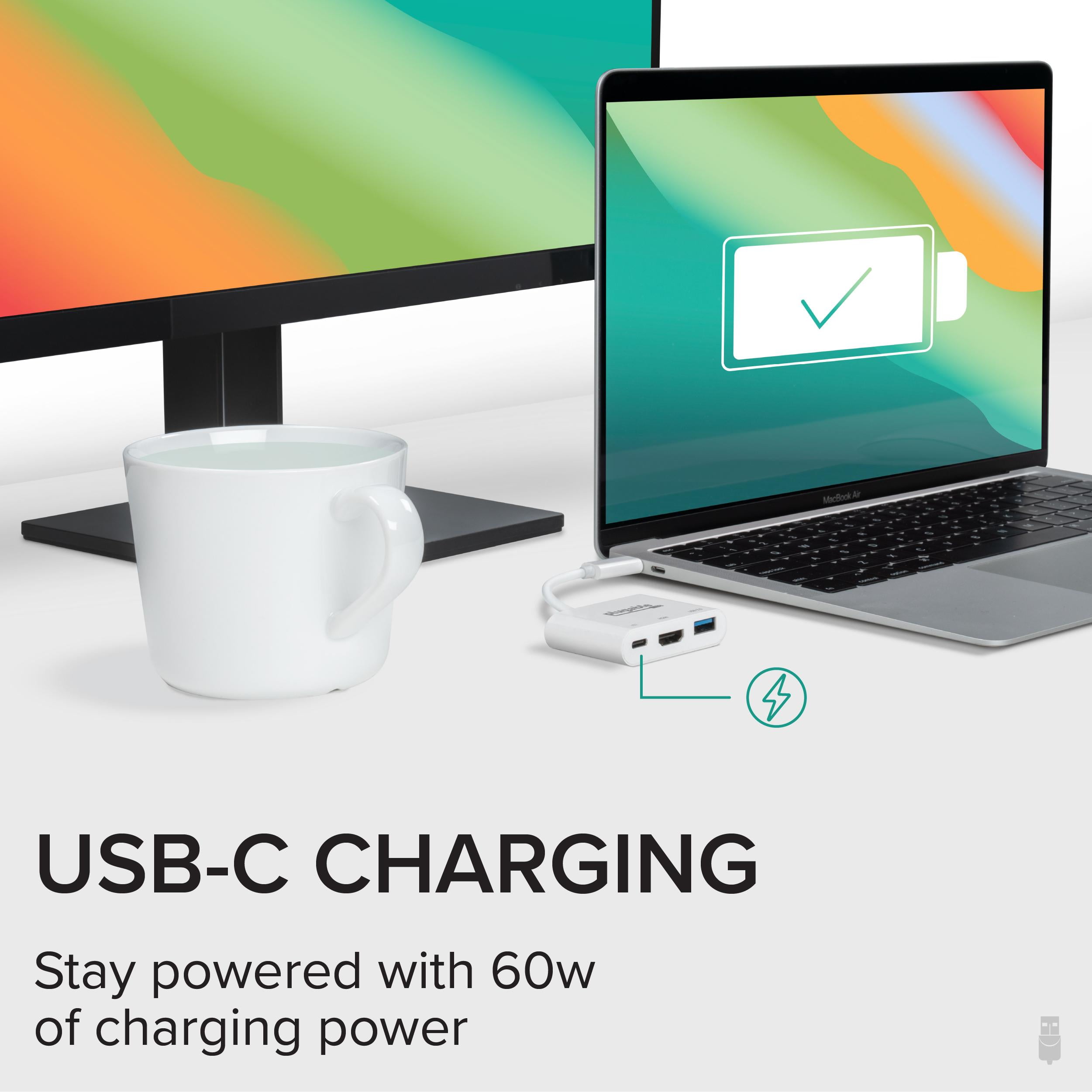 Plugable 3-in-1 USB-C to HDMI Adapter
