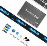 16TB Portable SSD USB-C External Hard Drive