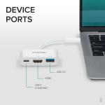 Plugable 3-in-1 USB-C to HDMI Adapter