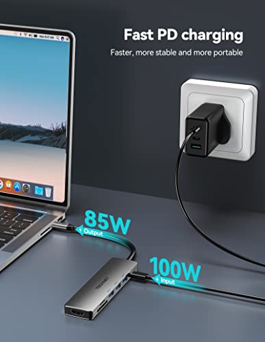 TECKNET 7-in-1 USB-C Multiport Hub Adapter