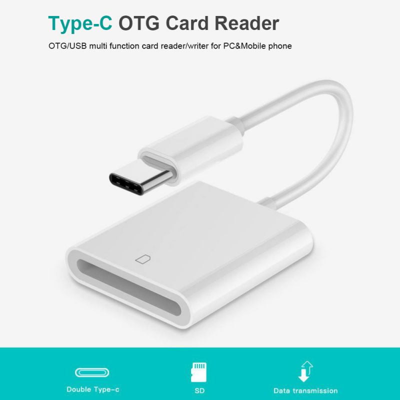 USB-C SD Card Reader for Phones and Laptops
