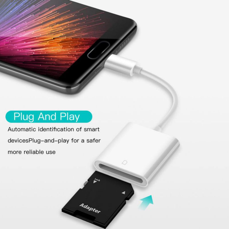 USB-C SD Card Reader for Phones and Laptops