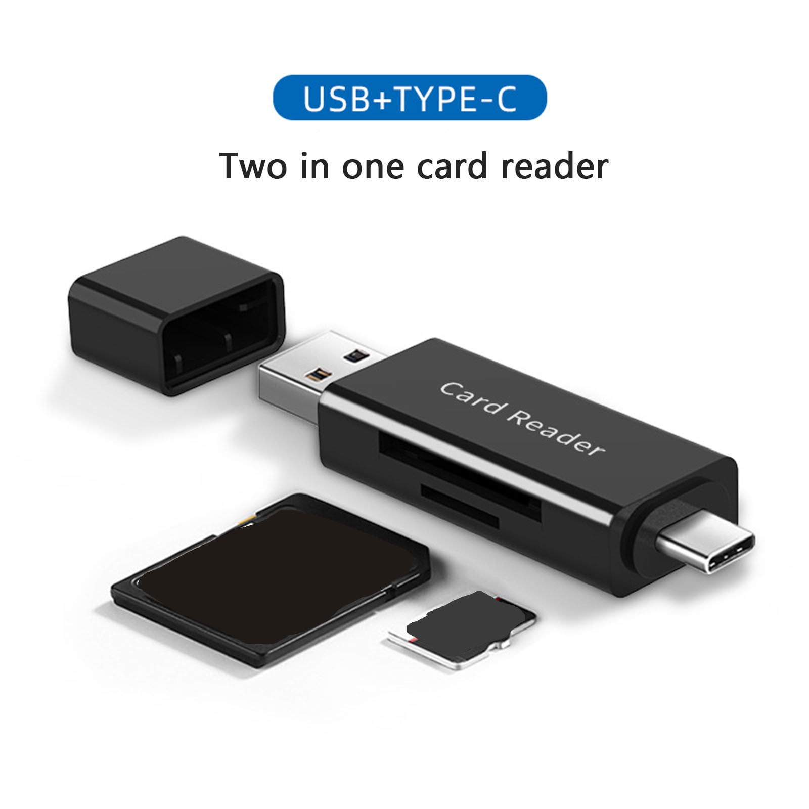 Lulshou USB-C 3-in-1 SD Card Reader