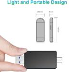 USB-C Card Reader for SD/Micro SD Cards