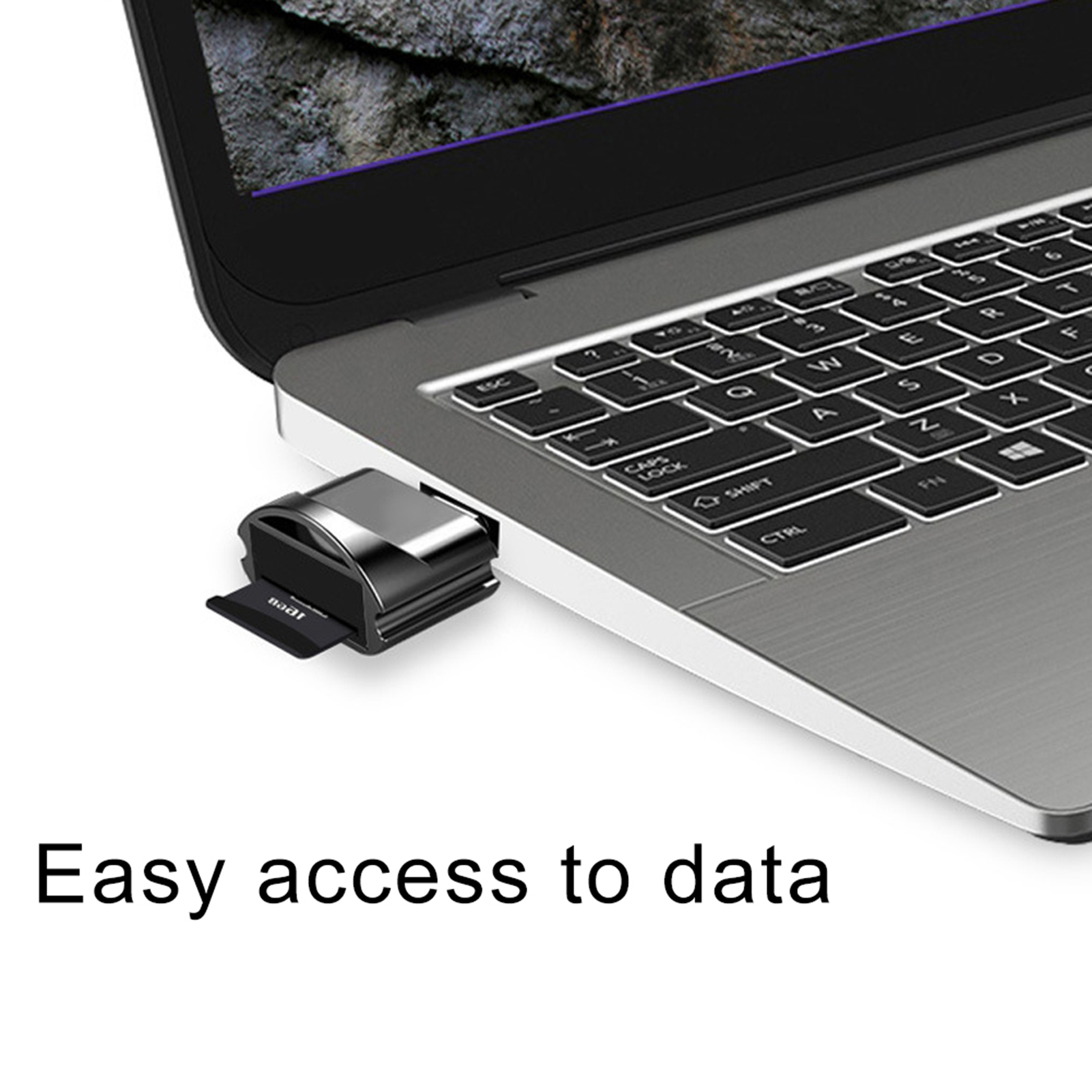 USB-C and Micro USB Card Reader Adapter