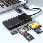 7-in-1 USB Card Reader for Multiple Formats