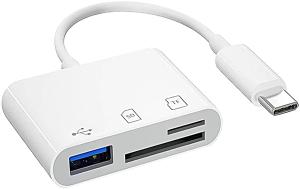 3-in-1 USB-C to SD Card Reader Adapter