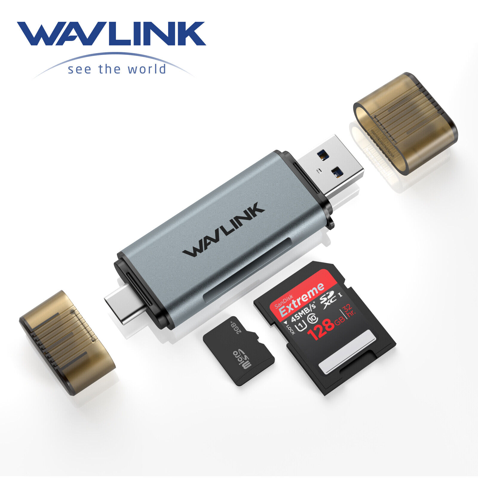 USB-C Micro SD Card Reader Adapter for Laptops