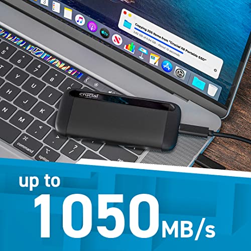 Crucial X8 1TB Portable USB-C SSD