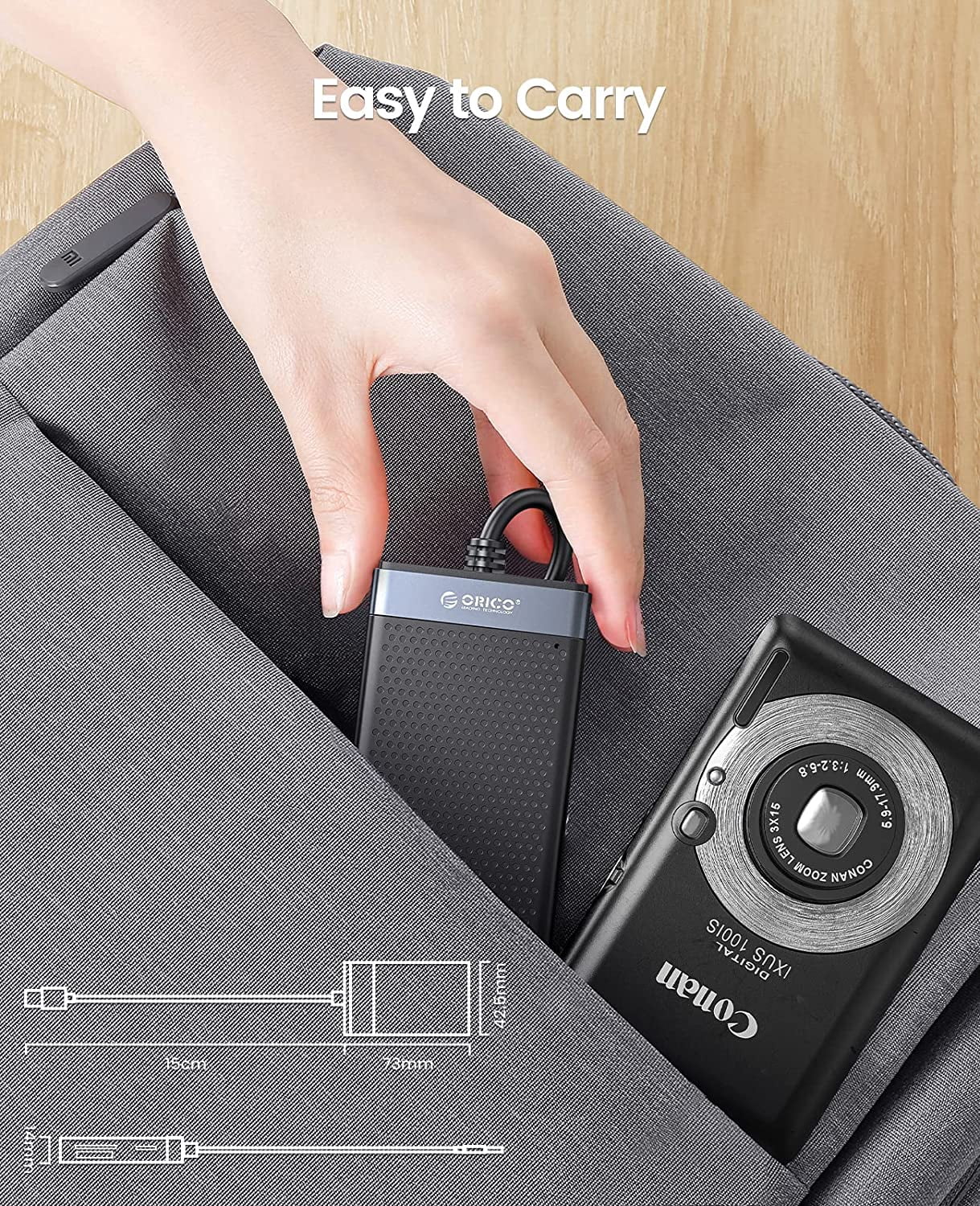 Orico 4-in-1 USB-C SD Card Reader