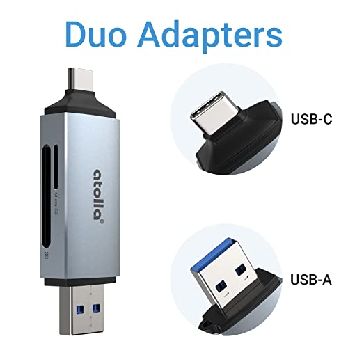 Atolla USB-C SD Card Reader for MacBook & More