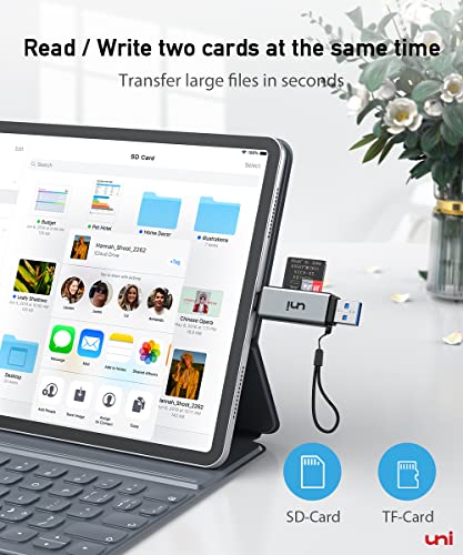 Uni USB C SD Card Reader for MacBook/iPad/Galaxy