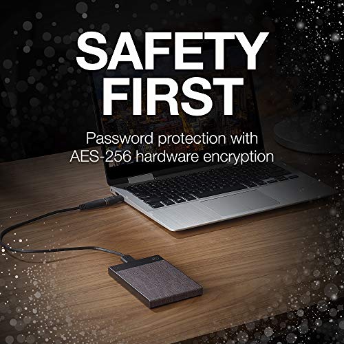 Seagate Ultra Touch USB-C Portable HDD, 1TB