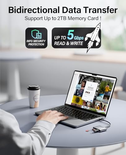 Hicober USB-C to SD Card Reader Adapter