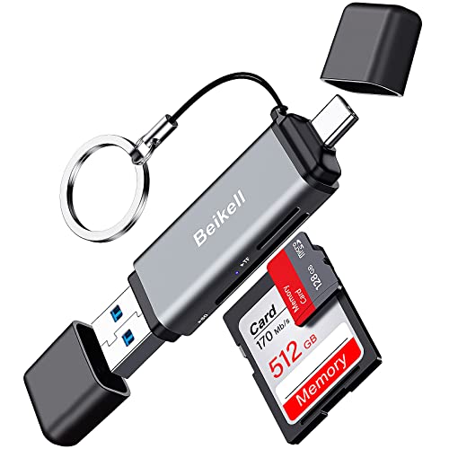 Beikell 2-in-1 USB-C SD Card Reader