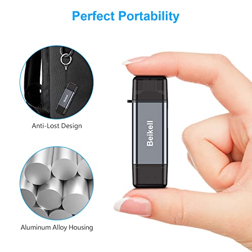 Beikell 2-in-1 USB-C SD Card Reader