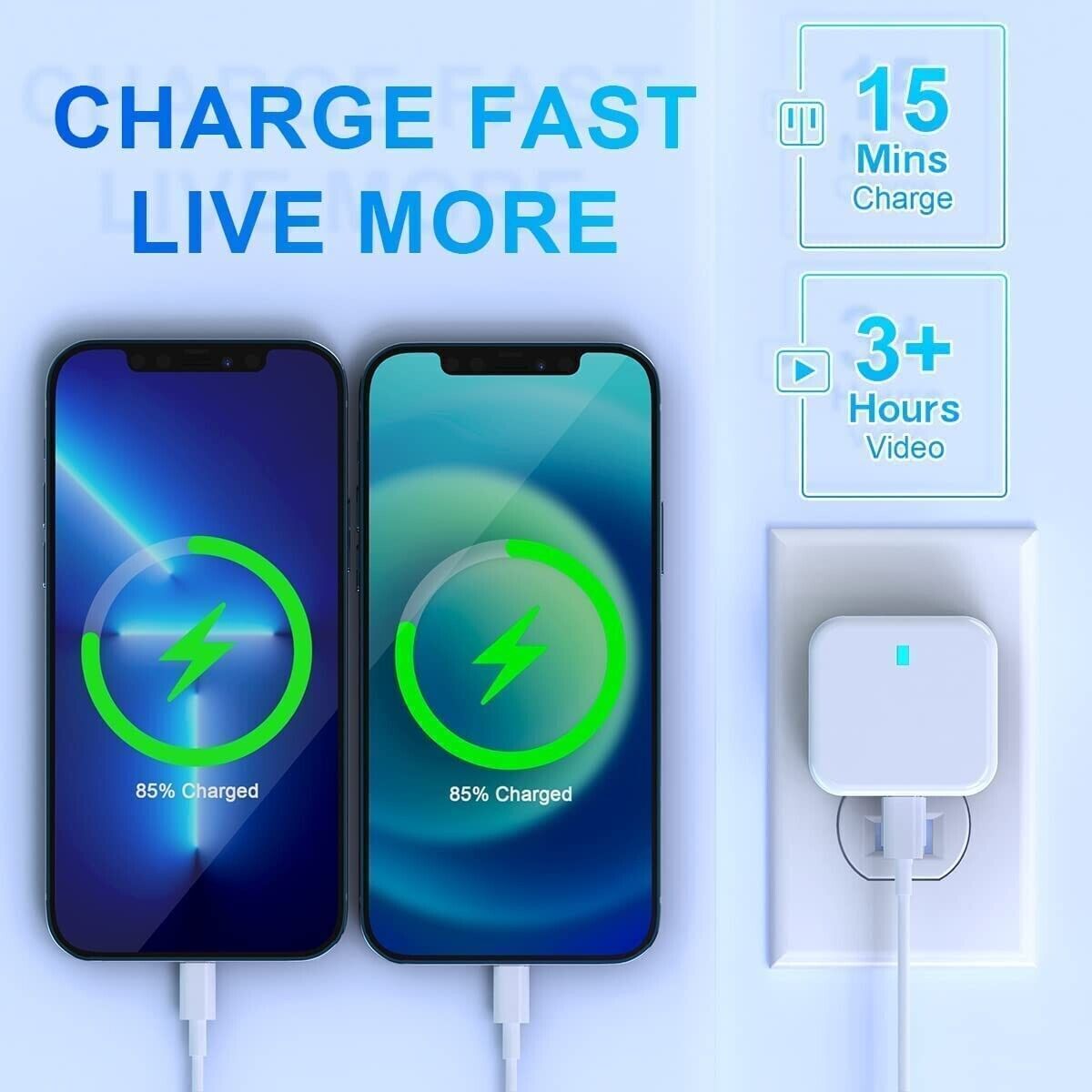 Fast 20W USB-C Charger for iPhone 14-11