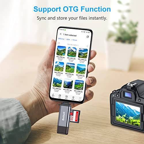 Beikell 2-in-1 USB-C SD Card Reader