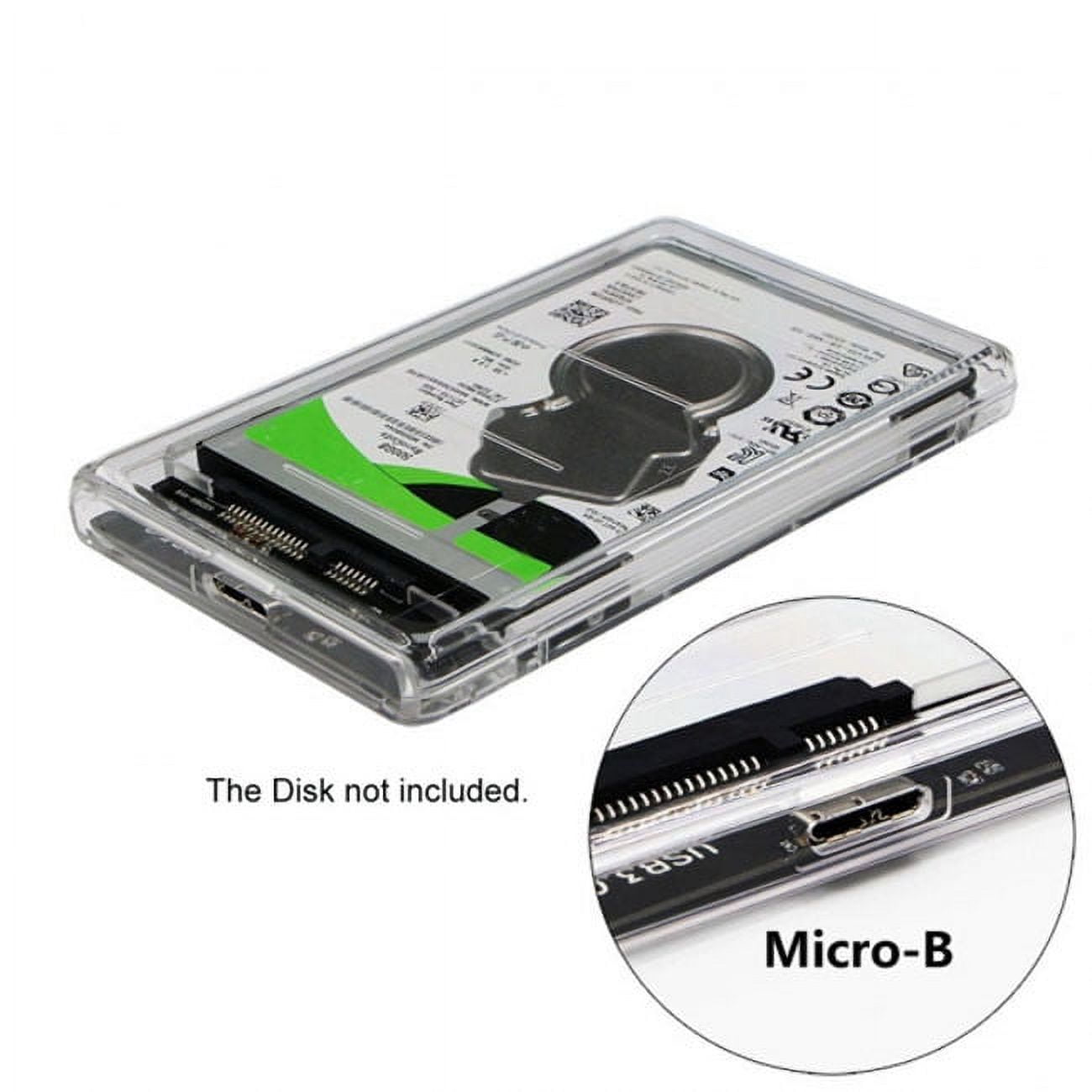 USB-C SATA SSD HDD External Enclosure for Laptop