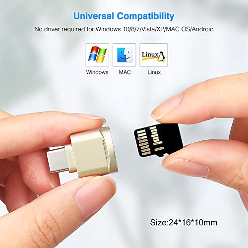 USB-C TF Card Reader Adapter for Devices