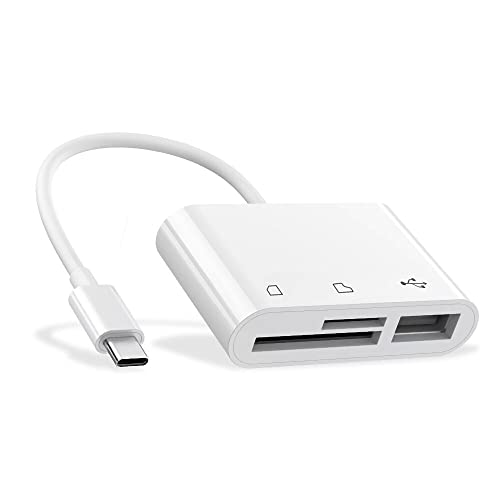3-in-1 USB-C Memory Card Reader Adapter
