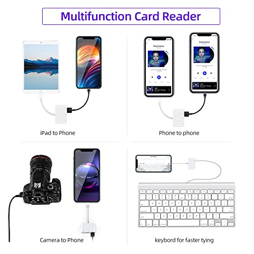 3-in-1 USB-C Memory Card Reader Adapter