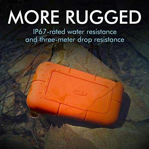 LaCie 1TB Rugged USB-C External SSD