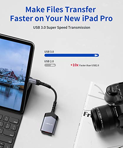 JSAUX USB-C SD Card Reader for Mac and Samsung