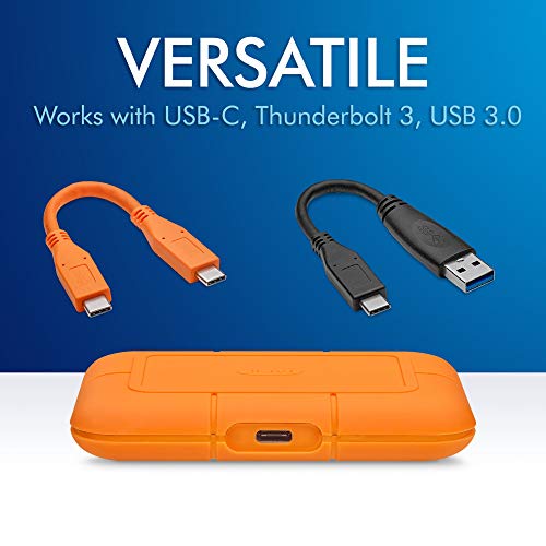 LaCie 1TB Rugged USB-C External SSD