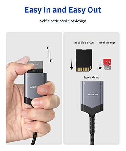 JSAUX USB-C SD Card Reader for Mac and Samsung