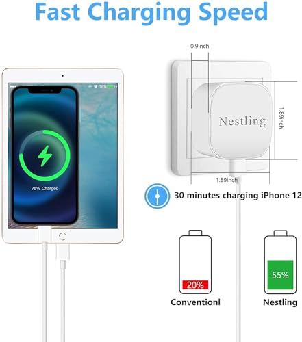 20W PD USB-C Fast Charger for iPhone/iPad