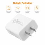 20W USB-C Fast Wall Charger with Dual Ports