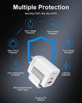 Dual Port 20W USB-C Wall Charger 3-Pack