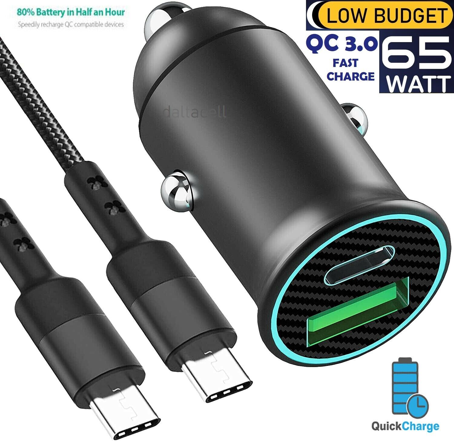Universal USB-C Car Charger