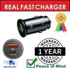 Fast Car Charger with 2 USB Ports and Type C