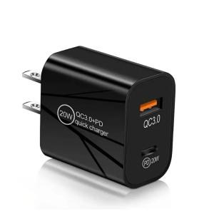 Dual Port 3A USB-C Wall Charger Adapter