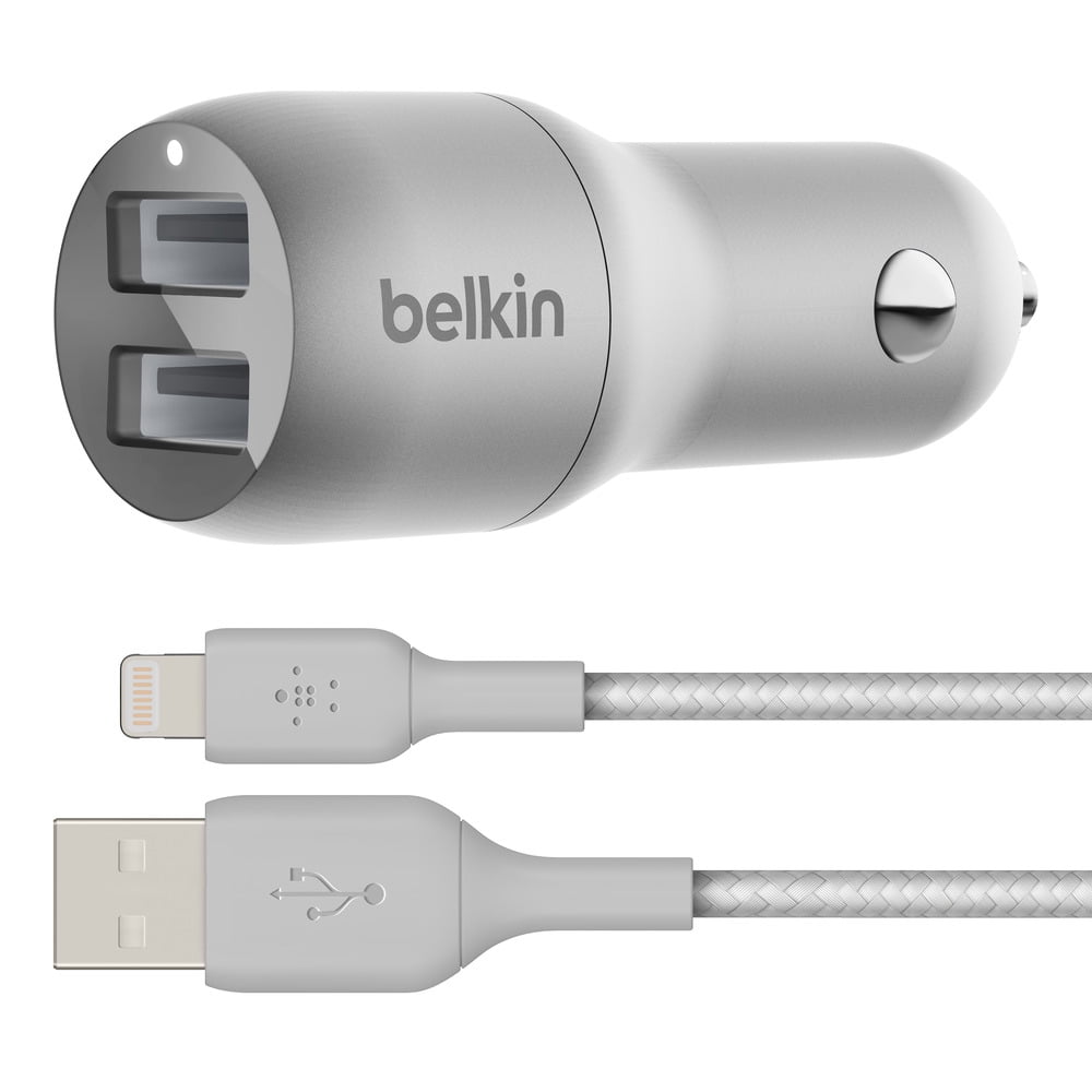 Belkin Dual USB Car Charger with USB-C