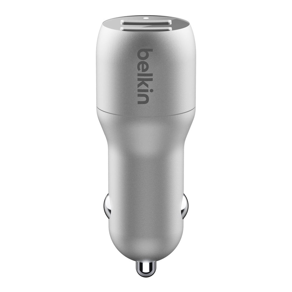 Belkin Dual USB Car Charger with Braided Cable