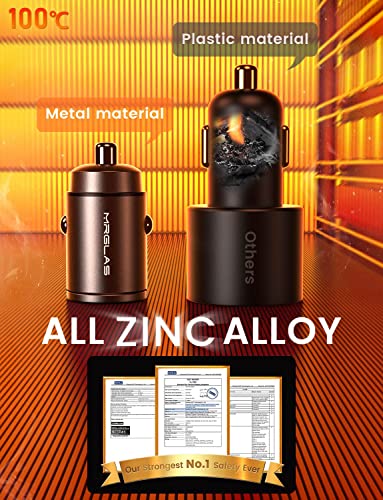 MRGLAS 90W Dual USB-C Car Charger Adapter