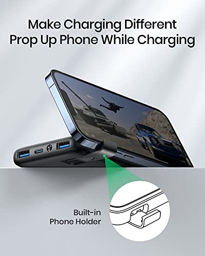 INIU Slim USB-C Power Bank, 10500mAh, Fast Charging