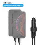 48W USB-C Dual Port Fast Car Charger