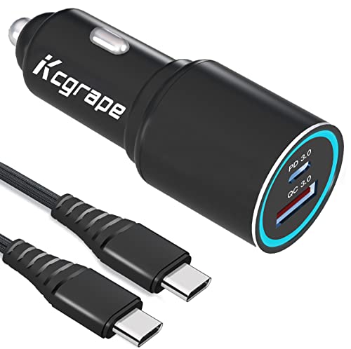 48W PD & QC 3.0 USB C Car Charger