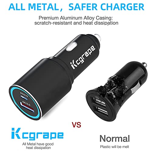 48W USB-C Car Charger for Samsung and Xiaomi