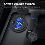 20W USB-C Car Charger with Dual QC3.0 Ports