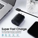 25W Fast USB-C Wall Charger for Galaxy S20-S22
