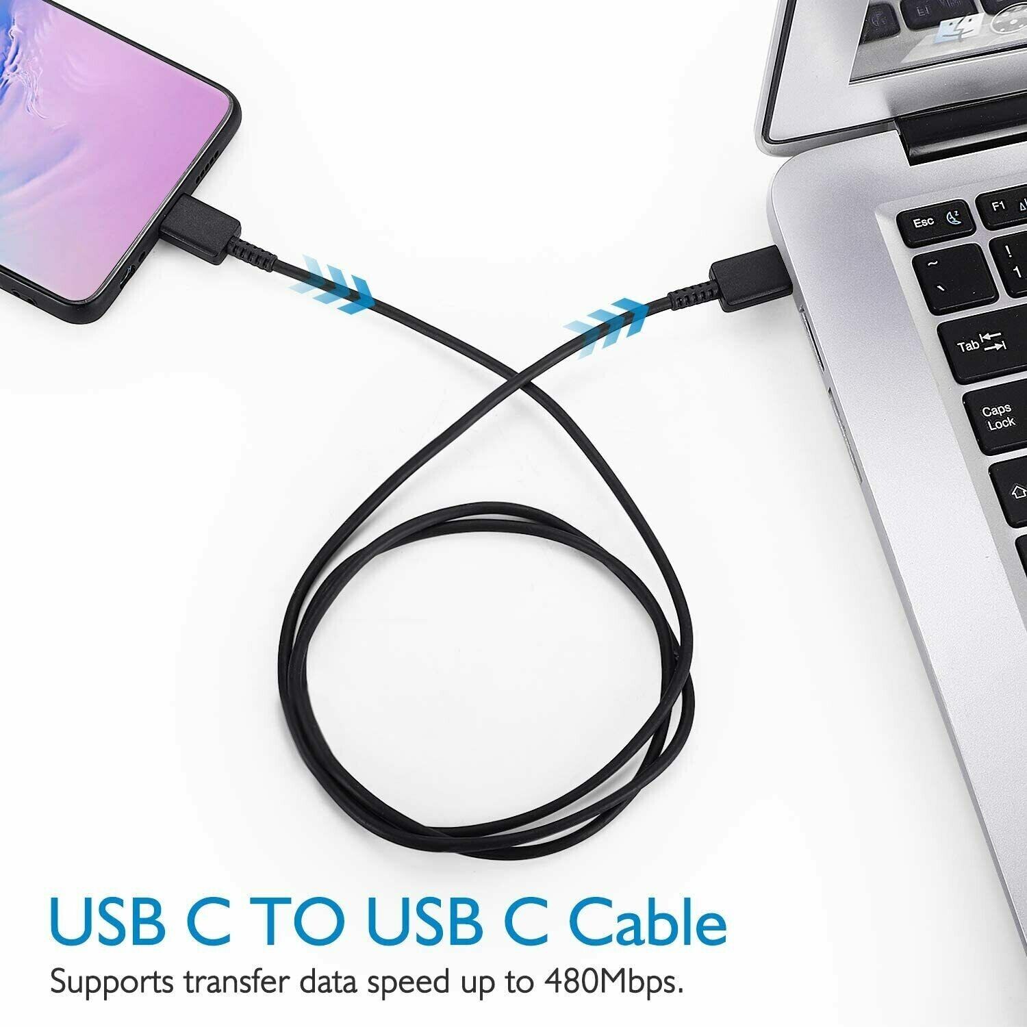 25W Fast USB-C Wall Charger for Galaxy S20-S22