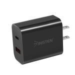 Insten 18W Dual Port USB-C Fast Charger