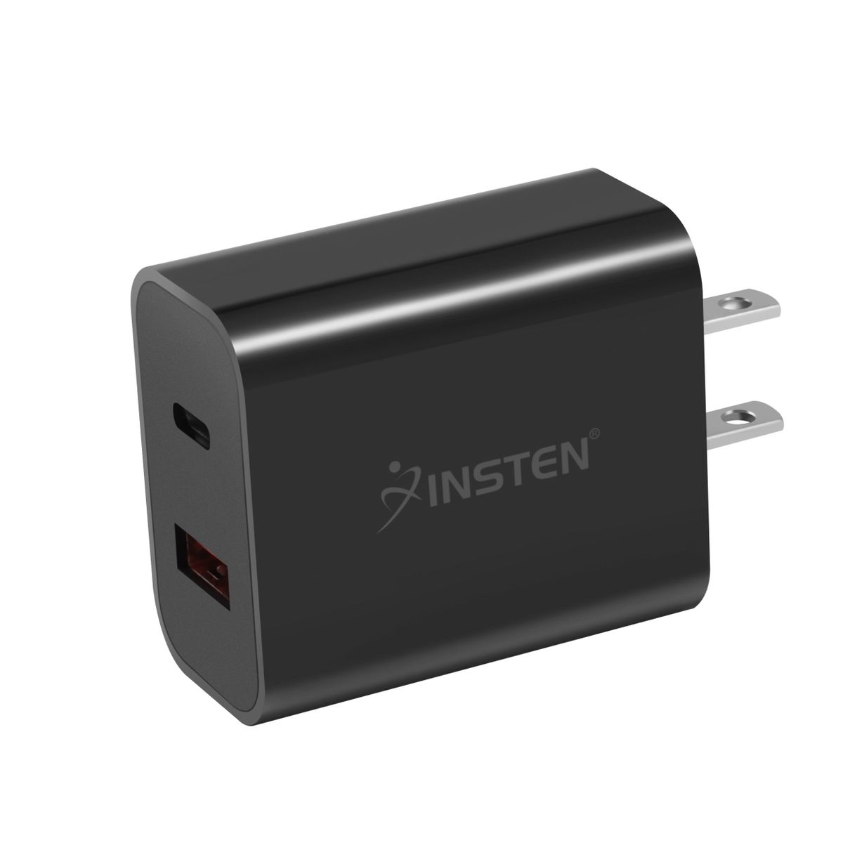 Insten 18W Dual Port USB-C Fast Charger